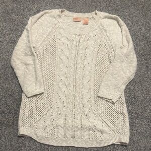 Northcrest Women's Knit Cream Sweater